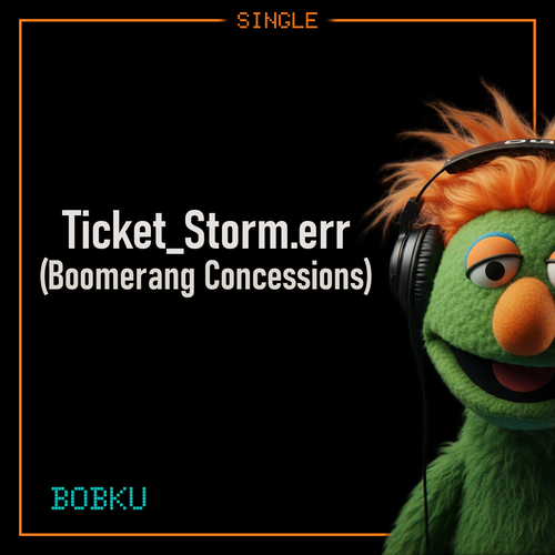 Cover art for Bobku’s track Ticket_Storm.err, subtitled Boomerang Concessions.