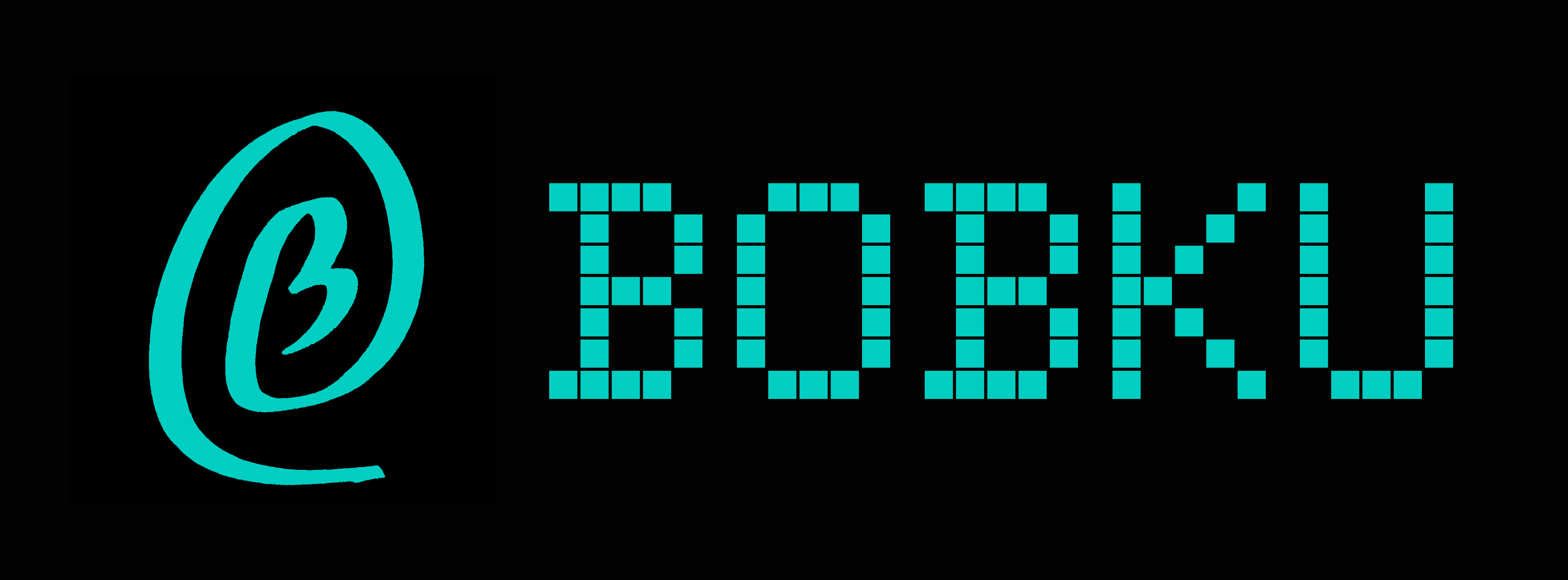 Bobku EDM artist logo and name on dark festival-style background.